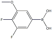 3,4-Difluoro-5-methoxyphenylboronic acid Struktur