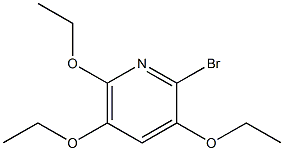 2-bromo-3,5,6-triethoxypyridine Struktur