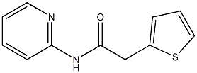 N-(2-pyridinyl)-2-(2-thienyl)acetamide Struktur