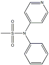 phenyl-N-(4-pyridinyl)methanesulfonamide Struktur