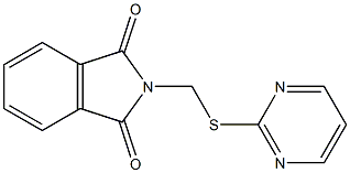 2-[(pyrimidin-2-ylsulfanyl)methyl]-1H-isoindole-1,3(2H)-dione Struktur