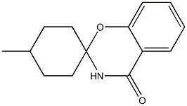 1'-methyl-2,3-dihydrospiro[4H-1,3-benzoxazine-2,4'-cyclohexane]-4-one Struktur