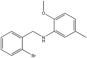 N-(2-bromobenzyl)-2-methoxy-5-methylaniline Struktur