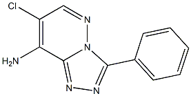 7-chloro-3-phenyl[1,2,4]triazolo[4,3-b]pyridazin-8-amine Struktur