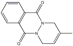 2-methyl-1,4-dihydropyridazino[1,2-b]phthalazine-6,11-dione Struktur