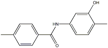 N-(3-hydroxy-4-methylphenyl)-4-methylbenzamide Struktur