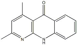 2,4-dimethylbenzo[b][1,8]naphthyridin-5(10H)-one Struktur