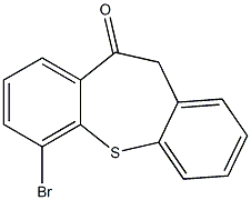 6-bromodibenzo[b,f]thiepin-10(11H)-one Struktur