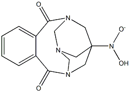 14-[hydroxy(oxido)amino]-1,3,12-triazatetracyclo[10.3.1.1~3,14~.0~5,10~]heptadeca-5,7,9-triene-4,11-dione Struktur