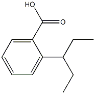 2-(1-ethylpropyl)benzoic acid Struktur