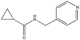 N-(4-pyridinylmethyl)cyclopropanecarboxamide Struktur