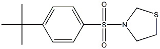 3-[(4-tert-butylphenyl)sulfonyl]-1,3-thiazolidine Struktur