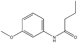 N-(3-methoxyphenyl)butanamide Struktur