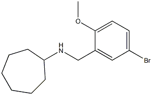 N-(5-bromo-2-methoxybenzyl)cycloheptanamine Struktur