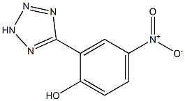 4-nitro-2-(2H-tetraazol-5-yl)phenol Struktur