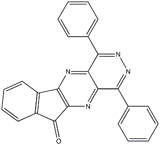 1,4-diphenyl-10H-indeno[1',2':5,6]pyrazino[2,3-d]pyridazin-10-one Struktur