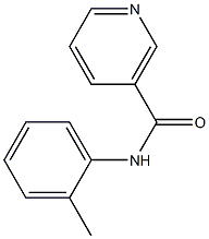 N-(2-methylphenyl)nicotinamide Struktur