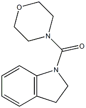 1-(4-morpholinylcarbonyl)indoline Struktur