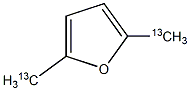 2,5-Dimethyl-13C2-furan Struktur