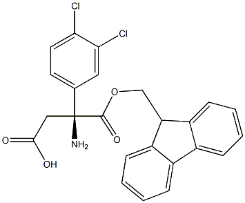 Fmoc-S-3-Amino-3-(3,4-dichloro-phenyl)-propionic acid Struktur