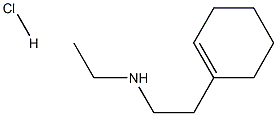 2-(1-cyclohexen-1-yl)-N-ethyl-1-ethanamine hydrochloride Struktur