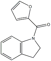 2,3-dihydro-1H-indol-1-yl(2-furyl)methanone Struktur