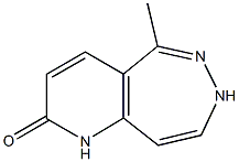 5-methyl-1,7-dihydro-2H-pyrido[3,2-d][1,2]diazepin-2-one Struktur