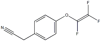 Benzeneacetonitrile,4-[(1,2,2-trifluoroethenyl)oxy]- Struktur