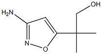 2-(3-aminoisoxazol-5-yl)-2-methylpropan-1-ol Struktur