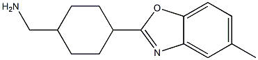 [4-(5-methyl-1,3-benzoxazol-2-yl)cyclohexyl]methylamine Struktur