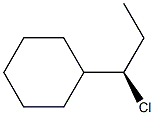 (+)-[(R)-1-Chloropropyl]cyclohexane Struktur