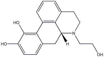 (6aR)-5,6,6a,7-Tetrahydro-6-(2-hydroxyethyl)-4H-dibenzo[de,g]quinoline-10,11-diol Struktur