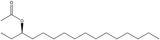 [R,(+)]-3-Hexadecanol acetate Struktur