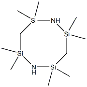 2,2,4,4,6,6,8,8-Octamethyl-1,5-diaza-2,4,6,8-tetrasilacyclooctane Struktur