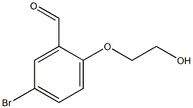 5-Bromo-2-(2-hydroxyethoxy)benzaldehyde Struktur