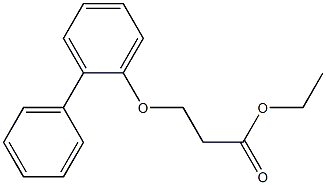 3-(2-Phenylphenoxy)propionic acid ethyl ester Struktur