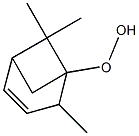 4,6,6-Trimethylbicyclo[3.1.1]hept-2-en-5-yl hydroperoxide Struktur