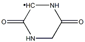 2,5-Dioxopiperazine-3-ylradical Struktur