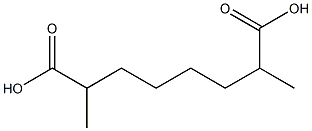 Octane-2,7-dicarboxylic acid Struktur