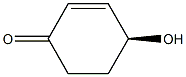 (4S)-4-Hydroxy-2-cyclohexene-1-one Struktur