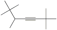 2,2,5,6,6-Pentamethyl-3-heptyne Struktur