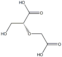 (+)-2-Hydroxymethyl[(R)-oxydiacetic acid] Struktur