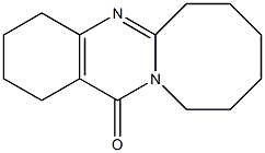 3,4,6,7,8,9,10,11-Octahydro-1H-azocino[2,1-b]quinazolin-13(2H)-one Struktur