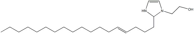 2-(4-Octadecenyl)-4-imidazoline-1-ethanol Struktur