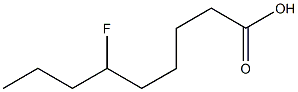 6-Fluoropelargonic acid Struktur