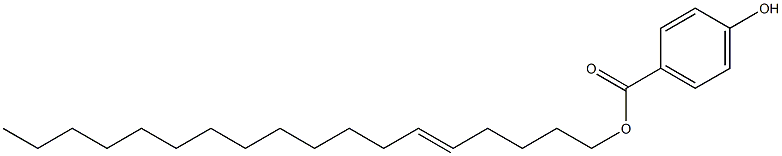 4-Hydroxybenzoic acid 5-octadecenyl ester Struktur