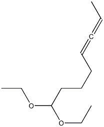 5,6-Octadienal diethyl acetal Struktur