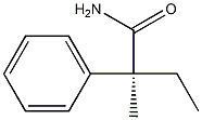 [S,(+)]-2-Ethyl-2-phenylpropionamide Struktur