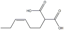 (Z)-3-Hexenylmalonic acid Struktur