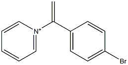 1-[1-(4-Bromophenyl)ethenyl]pyridinium Struktur